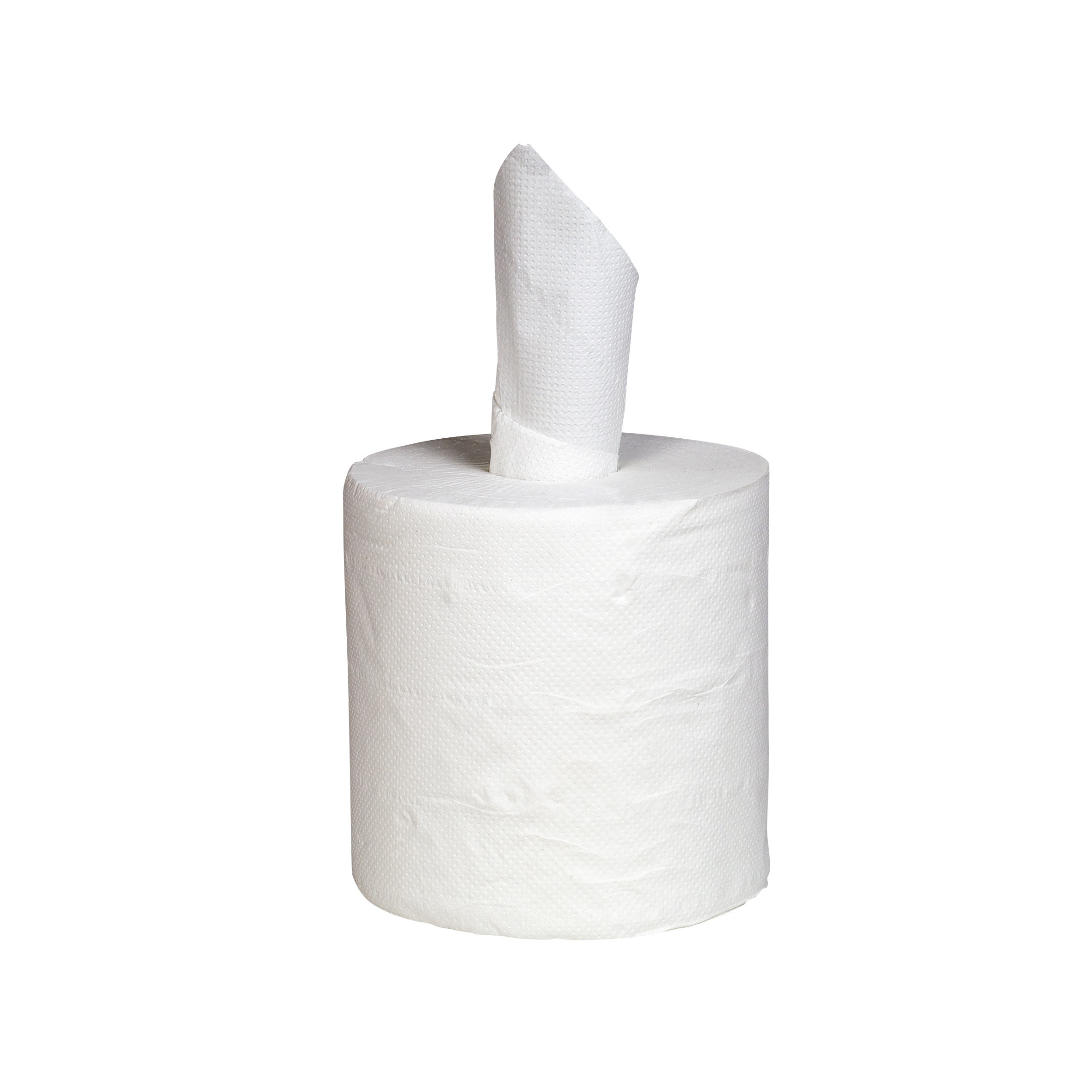 6 White 2 Ply Centre Feed Wiper Rolls