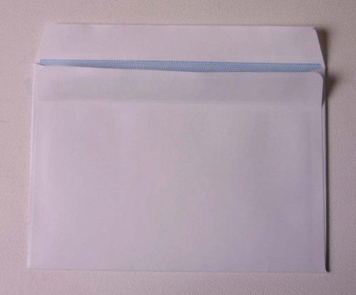 1000 C6 114mm x 162mm White Plain Self Seal  Envelopes