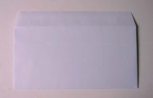 1000 DL 110mm x 220mm White Plain Self Seal  Envelopes
