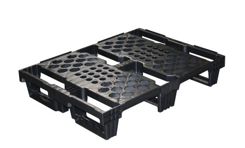 Plastic Nestable Half Euro Pallet 600 x 800