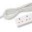 2-Way 5M 13amp Extension Lead White
