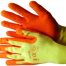 J Flex Orange Palm Gloves Size 9 (L)