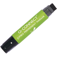 Black Q Connect Jumbo Permanent Marker Chisel Tip