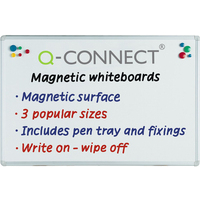 Q Connect Magnetic Dry Wipe Board 1800x1200mm