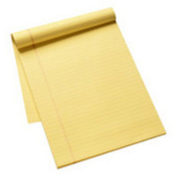 Q Connect Executive Pad A4 Yellow Ruled Feint And Margin
