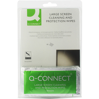 Q Connect Large Screen/Protection Wipes Pack Of 10