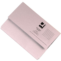 Pack Of 50 Q Connect Document Wallet 285gsm Foolscap Buff