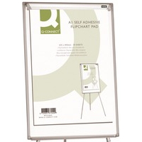 pack Of 2 Q Connect Self-Adhesive A1 Flipchart Pad 30 Sheets