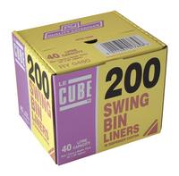 Le Cube Swing Bin Liner Dispenser Pack Of 200