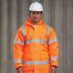 Hi Vis Orange Traffic/Contractors Jacket
