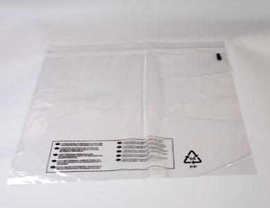 1000 PP Resealable Bags 255mm x 390mm